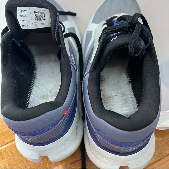 On Running Cloudrunner 2 in Gray with Purple & Black Detail Men’s 11 - Picture 7 of 8